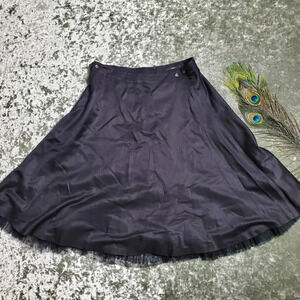 Hugo Boss Black Tulle Hem Skirt